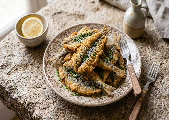 Boquerones rebozados