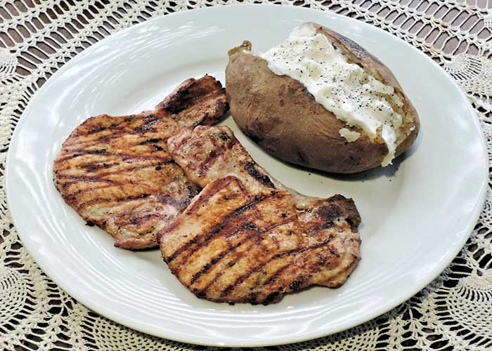 Chuletas Sajonia a la plancha