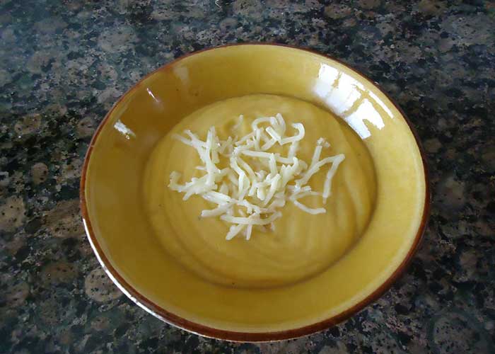 Crema de coliflor