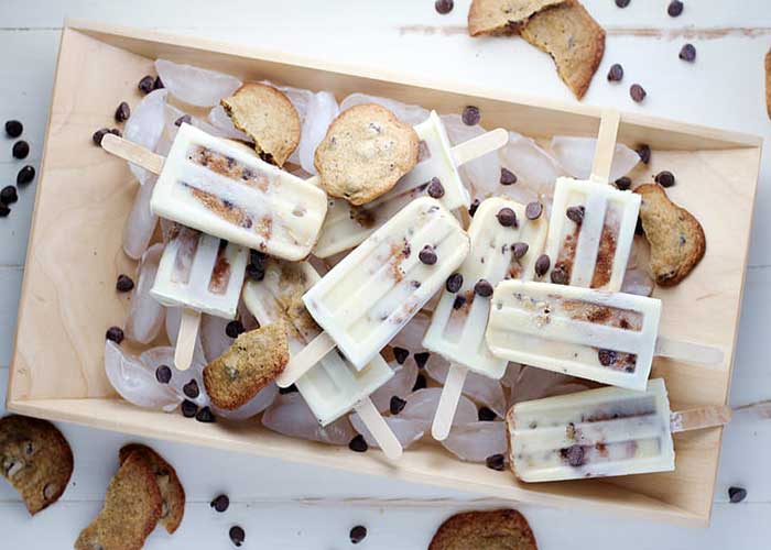 Polos de leche condensada y limón