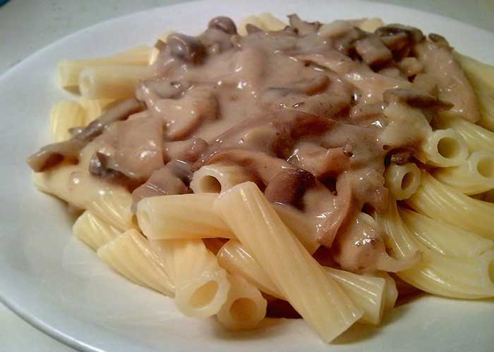 Salsa de boletus a la crema